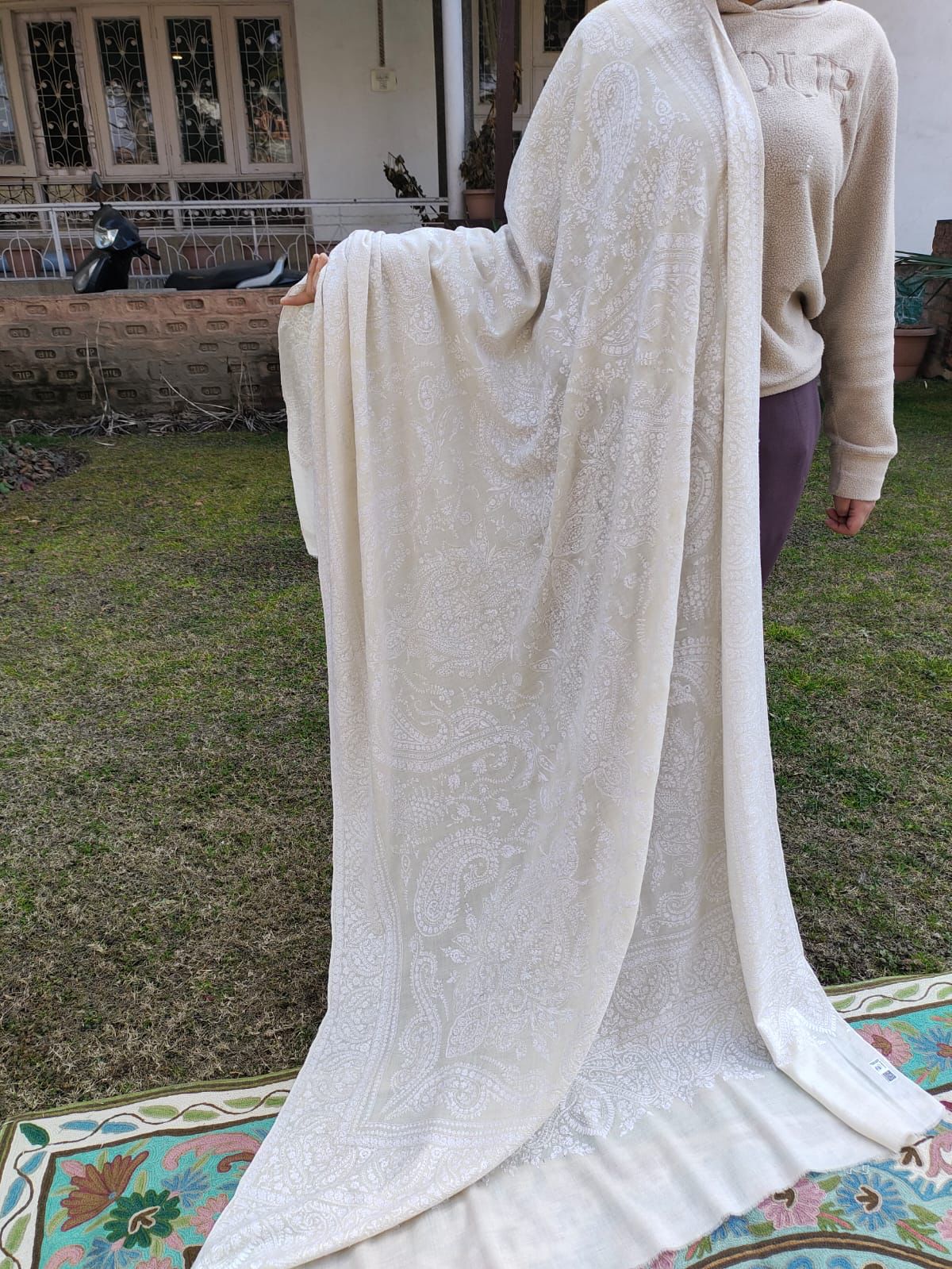 White on White Jamawar
