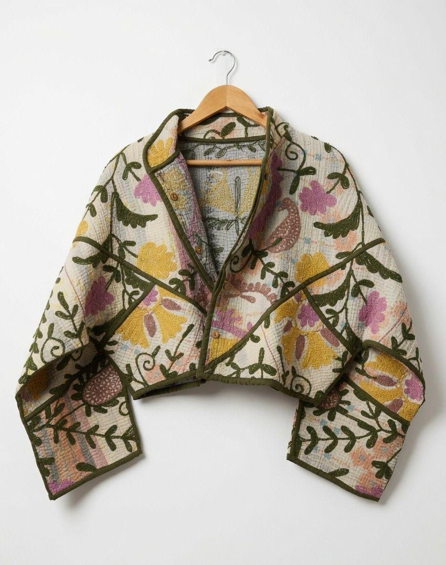 Suzani crop multi fooral